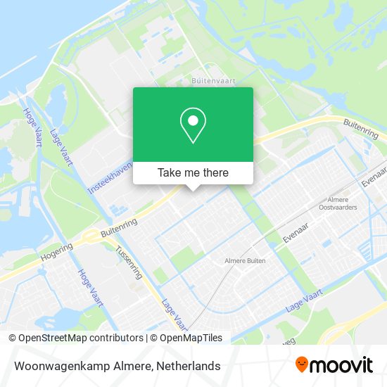 Woonwagenkamp Almere map