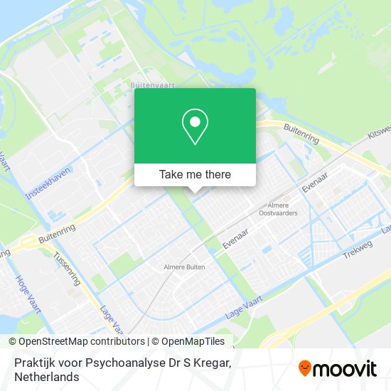 Praktijk voor Psychoanalyse Dr S Kregar Karte