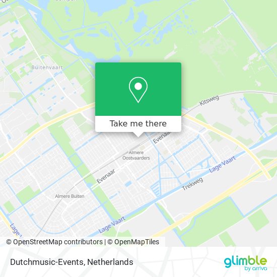 Dutchmusic-Events map