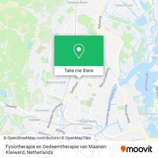 Fysiotherapie en Oedeemtherapie van Maanen-Kleiwerd map