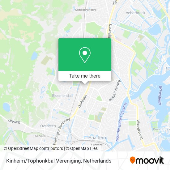 Kinheim/Tophonkbal Vereniging map