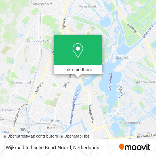 Wijkraad Indische Buurt Noord Karte