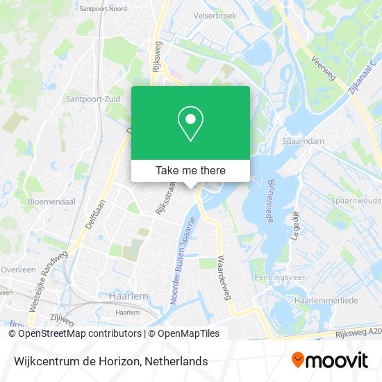 Wijkcentrum de Horizon map