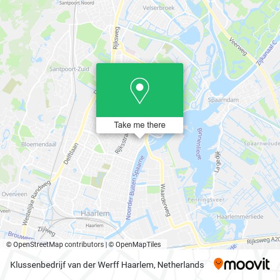 Klussenbedrijf van der Werff Haarlem map