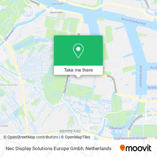 Nec Display Solutions Europe Gmbh map