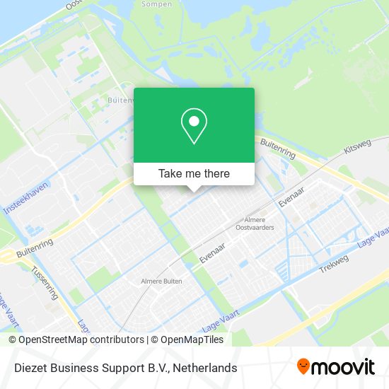 Diezet Business Support B.V. map