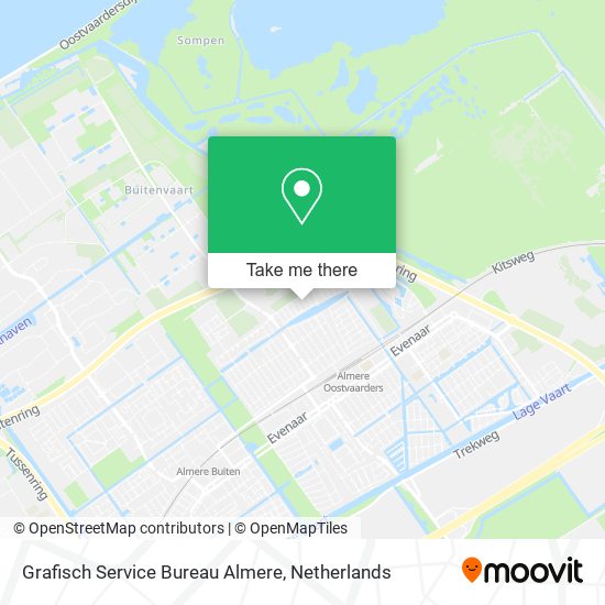 Grafisch Service Bureau Almere map