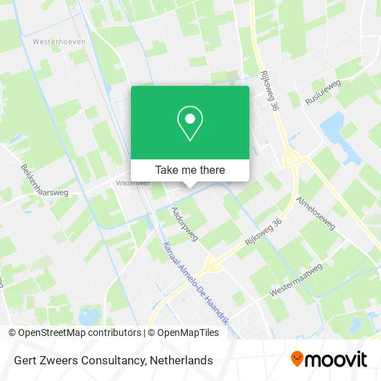 Gert Zweers Consultancy map