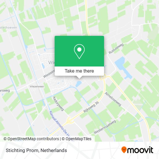 Stichting Prom map