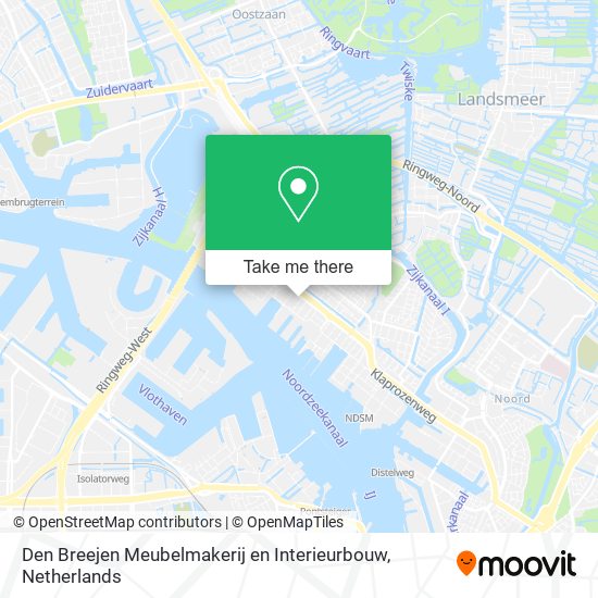 Den Breejen Meubelmakerij en Interieurbouw map