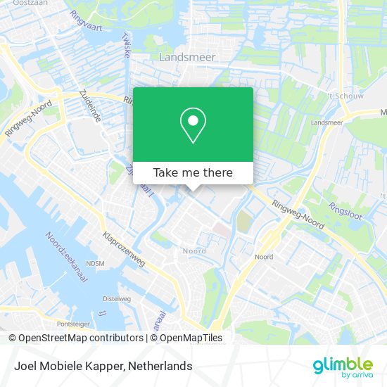 Joel Mobiele Kapper map