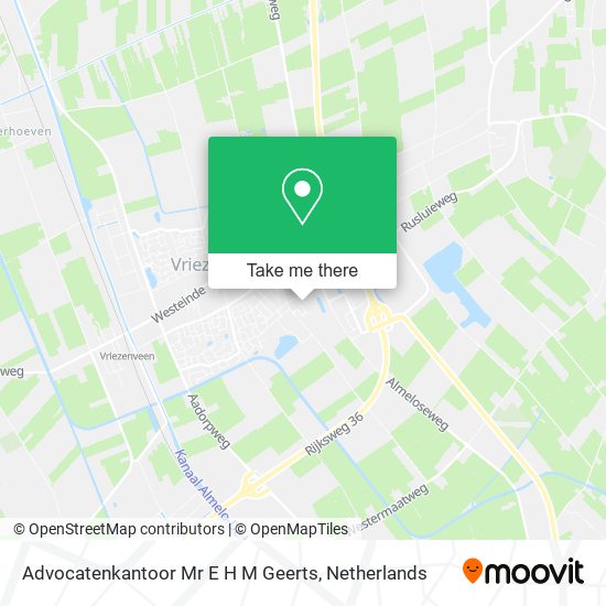 Advocatenkantoor Mr E H M Geerts map