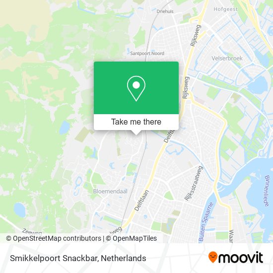 Smikkelpoort Snackbar Karte