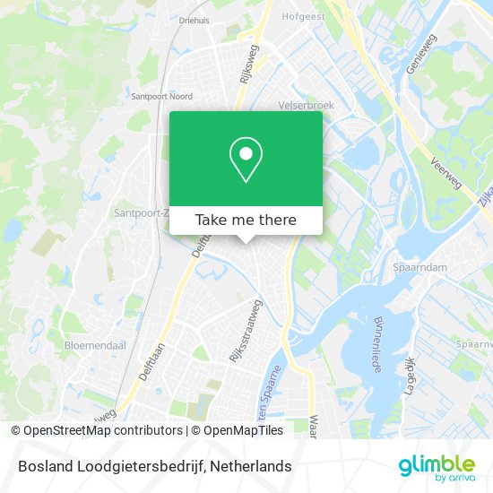 Bosland Loodgietersbedrijf map