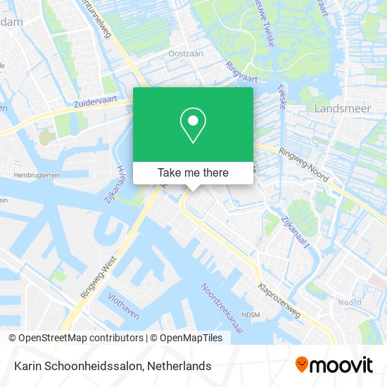 Karin Schoonheidssalon map