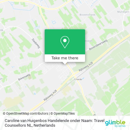 Caroline van Huigenbos Handelende onder Naam: Travel Counsellors NL Karte