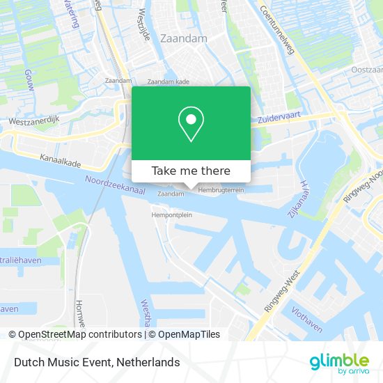 Dutch Music Event map