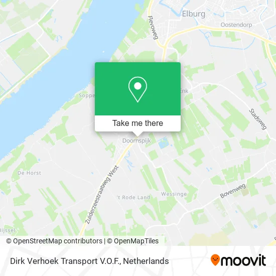 Dirk Verhoek Transport V.O.F. map