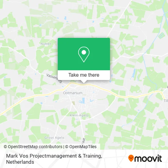 Mark Vos Projectmanagement & Training map