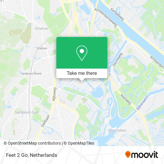 Feet 2 Go map