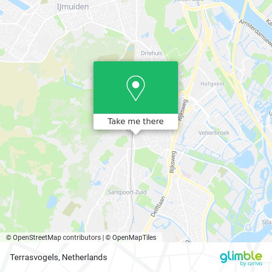 Terrasvogels Karte