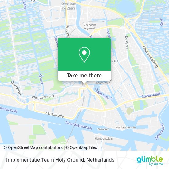 Implementatie Team Holy Ground Karte