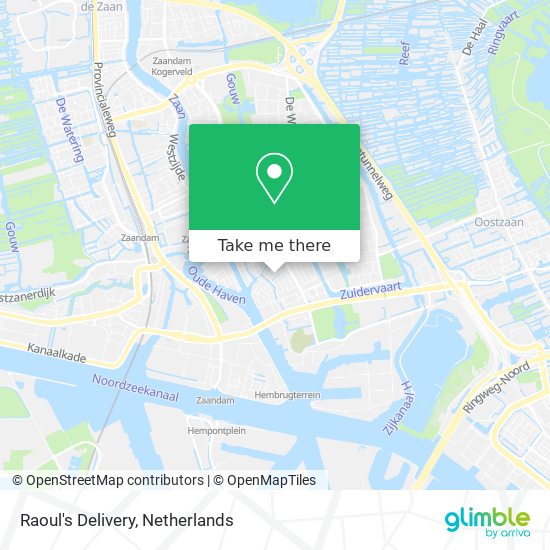 Raoul's Delivery map