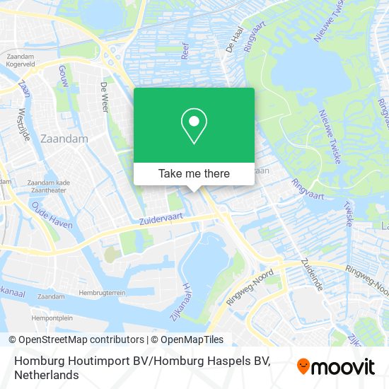 Homburg Houtimport BV / Homburg Haspels BV Karte