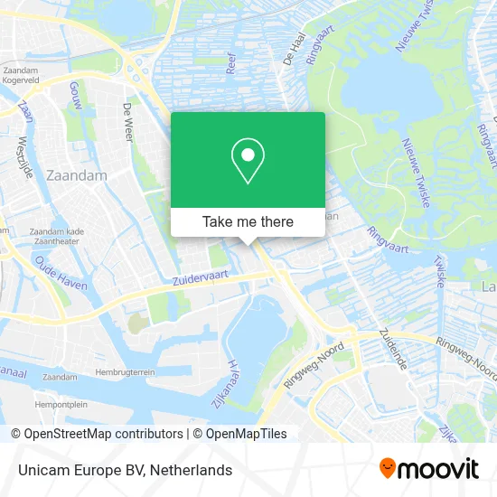 Unicam Europe BV map
