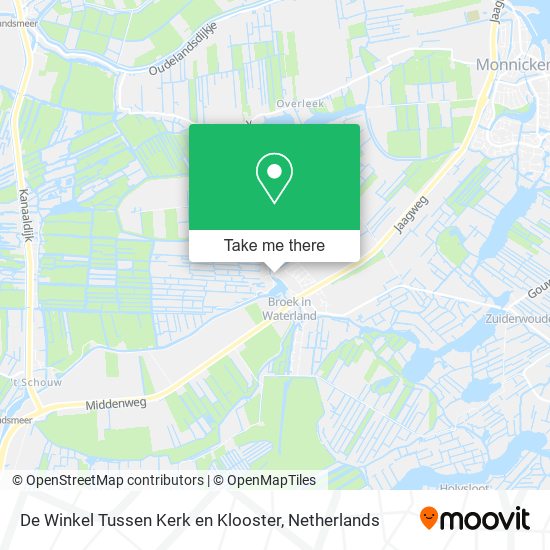 De Winkel Tussen Kerk en Klooster Karte