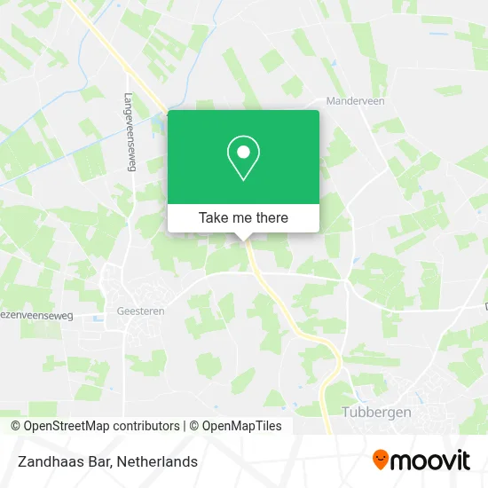 Zandhaas Bar map