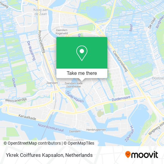 Ykrek Coiffures Kapsalon map