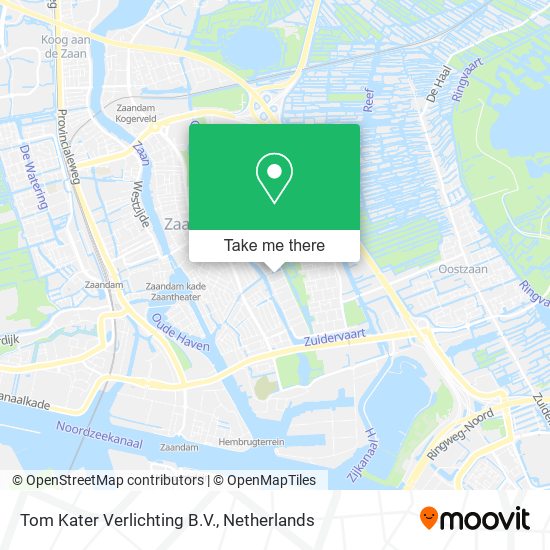 Tom Kater Verlichting B.V. map