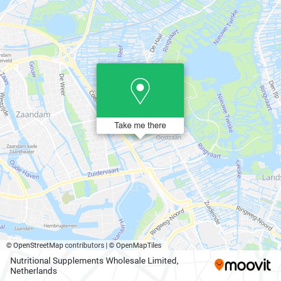 Nutritional Supplements Wholesale Limited map