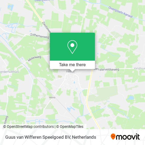 Guus van Wifferen Speelgoed BV map