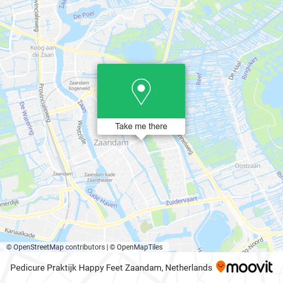 Pedicure Praktijk Happy Feet Zaandam map