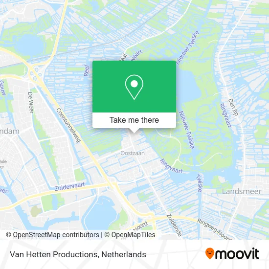 Van Hetten Productions map