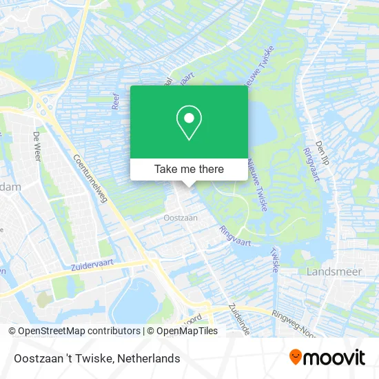 Oostzaan 't Twiske map