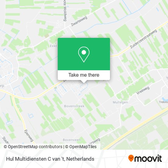 Hul Multidiensten C van 't map