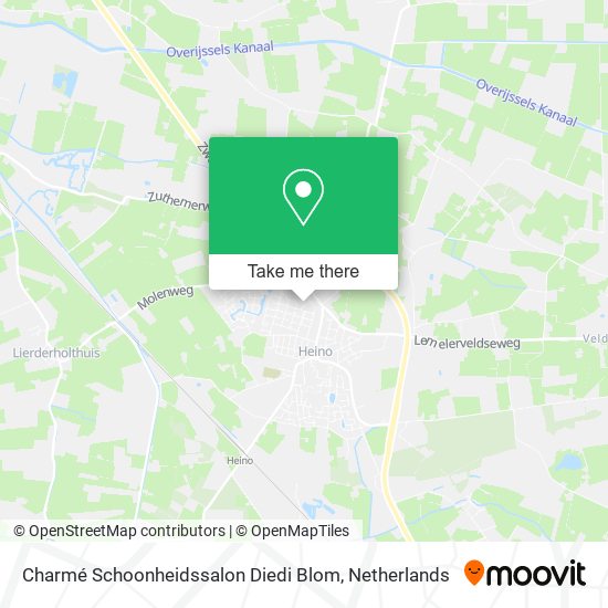 Charmé Schoonheidssalon Diedi Blom map