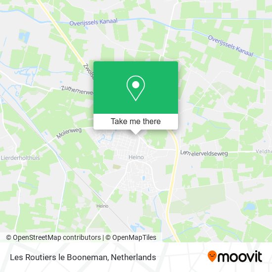 Les Routiers le Booneman map