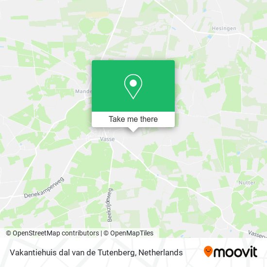 Vakantiehuis dal van de Tutenberg Karte