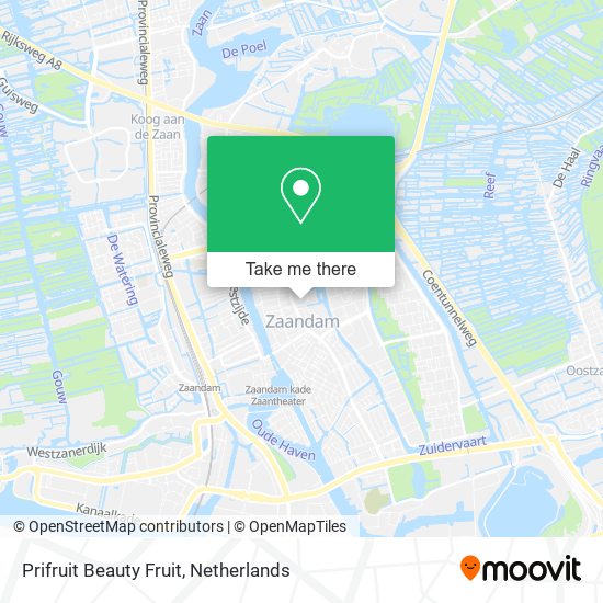 Prifruit Beauty Fruit map