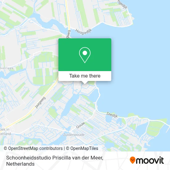 Schoonheidsstudio Priscilla van der Meer map