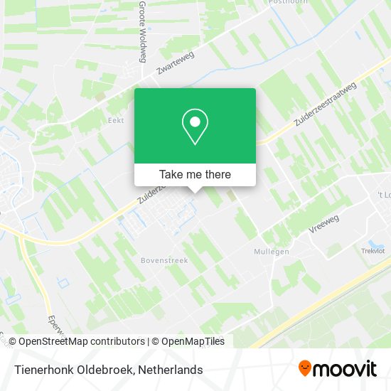 Tienerhonk Oldebroek map