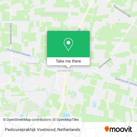 Pedicurepraktijk Voetnood map