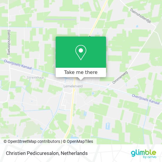 Christien Pedicuresalon map