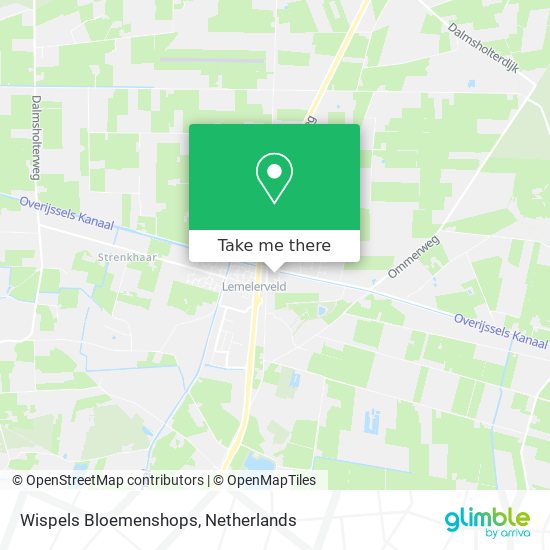 Wispels Bloemenshops map