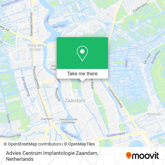 Advies Centrum Implantologie Zaandam map