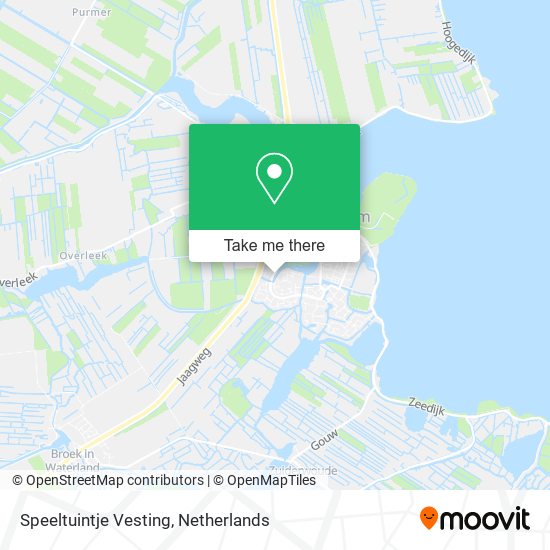 Speeltuintje Vesting map